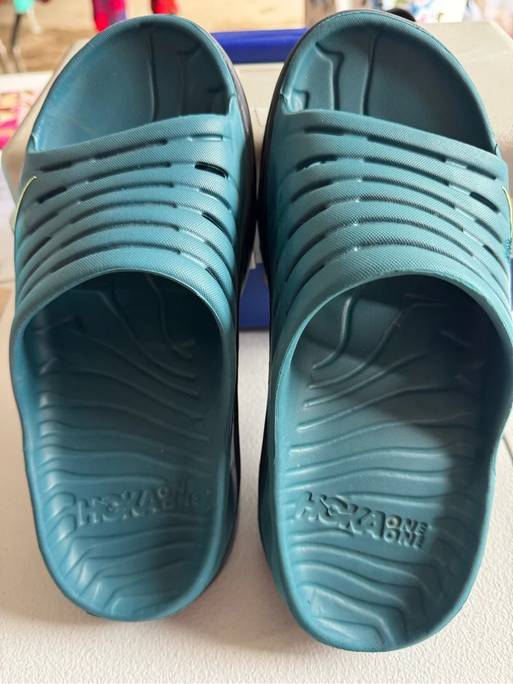 Hoka One One Women’s Ora Recovery Slides 2 Teal Size 9